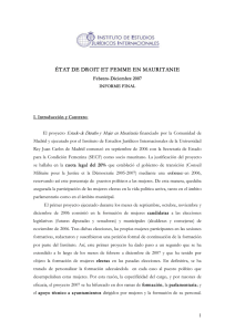 état de droit et femme en mauritanie