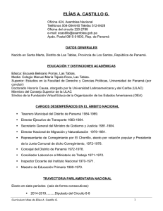 CIRCUNSTANCIAS PERSONALES: - Parlamento Latinoamericano