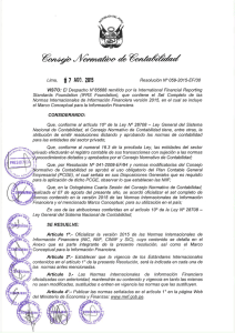 Resolución de Consejo Normativo de Contabilidad N°059