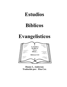 Estudios Bíblicos Evangelisticos