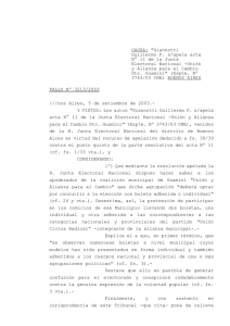 CAUSA: "Giannotti Guillermo F. s/apela acta N° 11 de la Junta