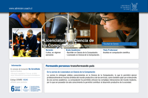 Licenciatura en Ciencia de la Computación