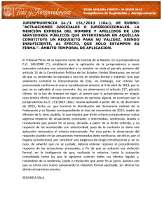 JURISPRUDENCIA 2a./J. 151/2013 (10a.), DE RUBRO