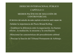 Diapositiva 1 - International Arbitration