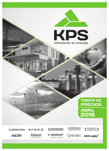 precios - KPS - Soluciones en Energía