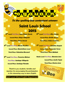 Spelling_Bee_Flyer 2015 - Bienvenidos a Saint Louis School Spa