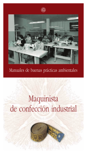 Maquinista de confección industrial - Gobierno