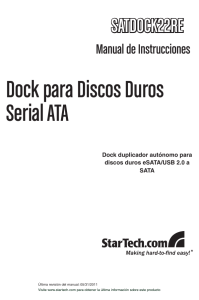 Dock para Discos Duros Serial ATA