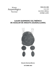 ajuar guerrero celtibérico - Museo Arqueológico Nacional