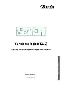 Módulo de Funciones Lógicas x10 Ed.1c