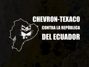 Ecuador-Chevron-Texaco