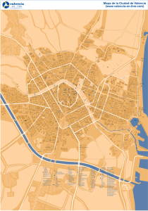 Mapa de la Ciudad de Valencia (www.valencia-on