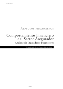 Comportamiento Financiero del Sector Asegurador