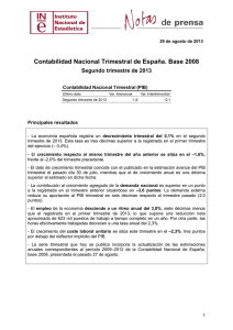 Contabilidad Nacional Trimestral de España