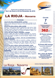 LA RIOJA - Navarra 362€ 7