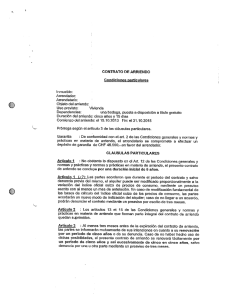 contrato de arriendo - Ministerio de Relaciones Exteriores de Chile
