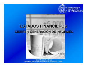 estados financieros - Inicio - Pontificia Universidad Católica de