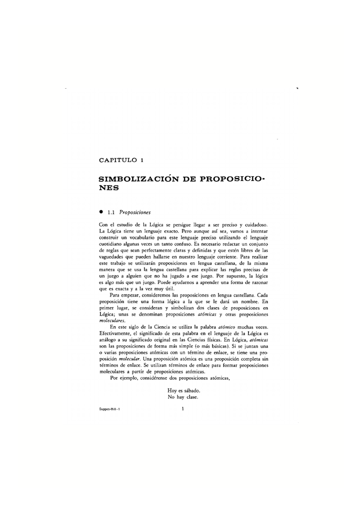 SIMBOLIZACI N DE PROPOSICIO