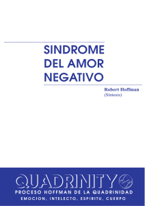 Sindrome del Amor Negativo por Robert Hoffman