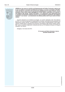 ORDEN de 4 de marzo en de 2014, del Departamento de Política