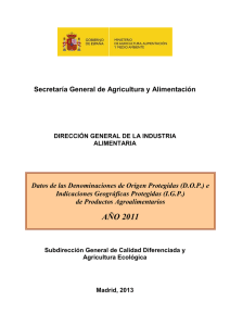 Productos agroalimentarios - Ministerio de Agricultura, Alimentación