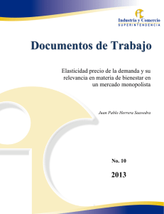 Documentos de Trabajo - Superintendencia de Industria y Comercio