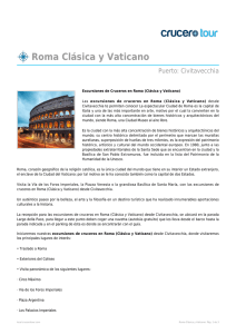 Roma Clásica y Vaticano - Excursiones para cruceros Crucero TOUR