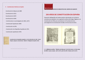 200 años de constitución en españa