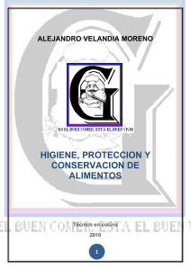 HIGIENE, PROTECCION Y CONSERVACION DE ALIMENTOS