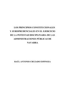 los principios constitucionales y jurisprudenciales en - Academica-e