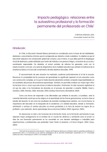 Impacto pedagógico: relaciones entre la autoestima profesional y la