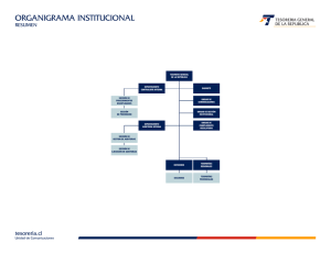 organigrama institucional - Tesorería General de la República