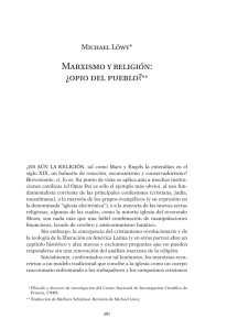 Marxismo y religión: ¿opio del pueblo?