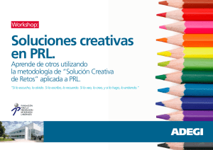Soluciones creativas en PRL.