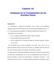 Cap. 10. Anestesia en la Transposición de los Grandes Vasos