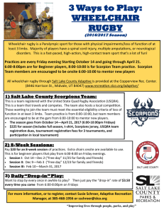 3 Ways to Play: WHEELCHAIR RUGBY
