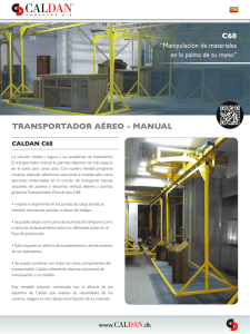 transportador aéreo - manual