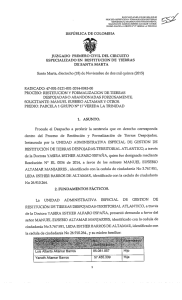 RADICADO: 47—001-3121—001—2014—0045—09 PROCESO