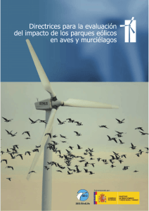 Directrices para la evaluación del impacto de los parques eólicos en