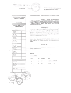 circunstancias particulares es necesario rectiﬁcar el Decreto Exento