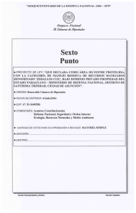 que declara como área silvestre protegida, con la categoría de