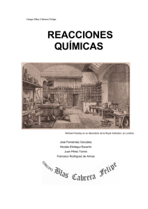 reacciones químicas - Grupo Blas Cabrera