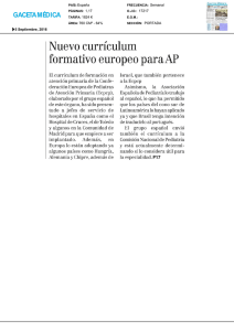 Latinoamérica y Europa implantan el curriculum formativo en AP