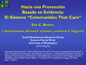 “Social Development Research Group”, Universidad de Washington