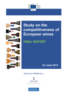 Study on the competitiveness of European wines