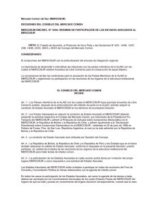 DECISIONES DEL CONSEJO DEL MERCADO - Mercosul SGT-4