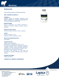 Antrax-Vax - Lapisa SA de CV