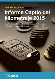 Informe Captio del kilometraje 2015