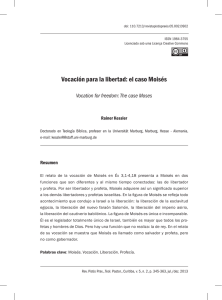 Vocación para la libertad: el caso Moisés