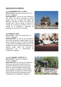Grupos Escultoricos - Ayuntamiento de Valdeolmos